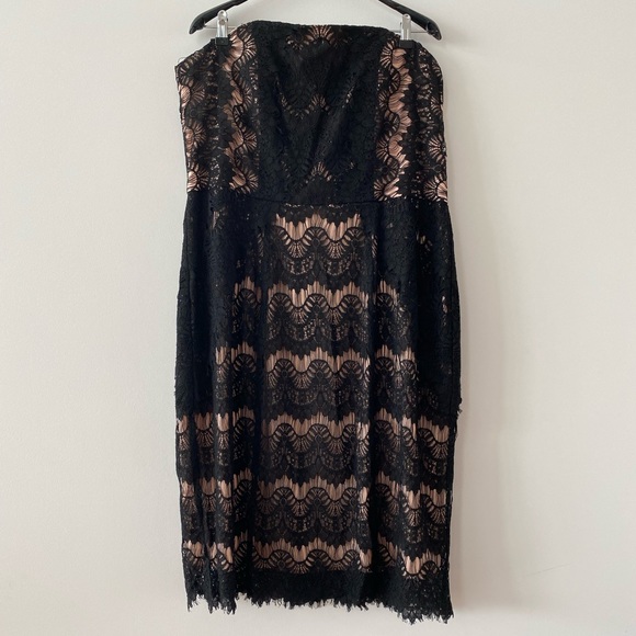 ‼️SALE‼️ NWT - CITY CHIC Black Lace Dress - Picture 3 of 11